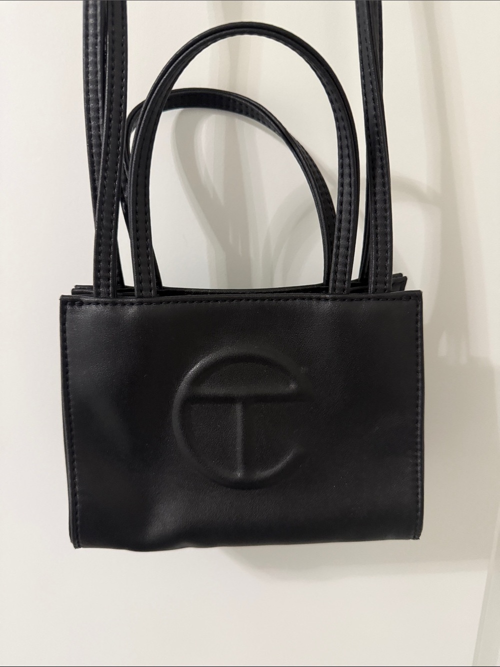 Telfar mini tote in black